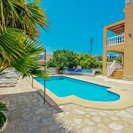 Marlene - Private Pool With Sea Views From The Rooftop In Villa Calpe