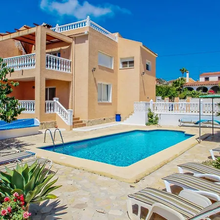 Marlene - Private Pool With Sea Views From The Rooftop In Villa Calpe